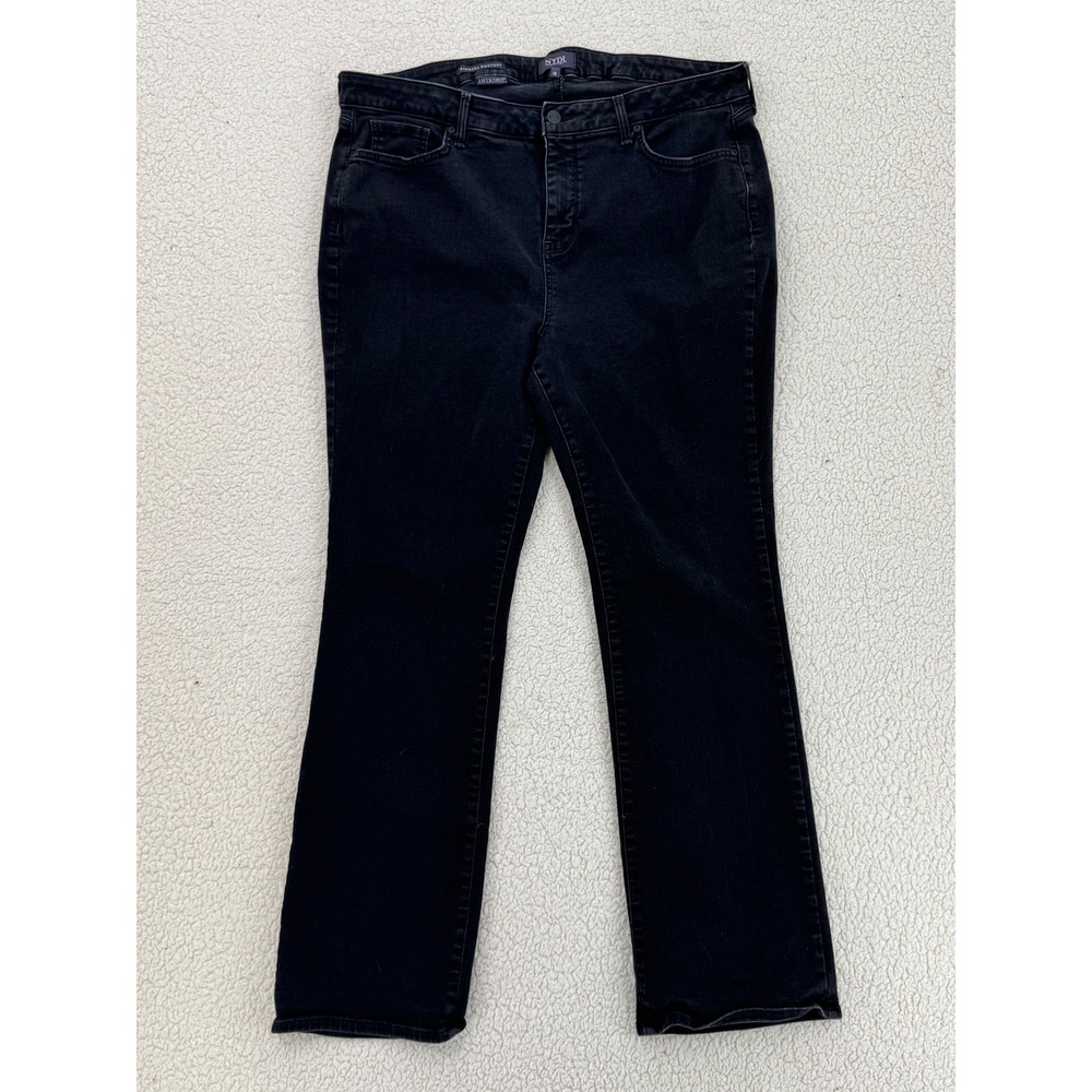 NYDJ Not Your Daughters Jeans Barbara Bootcut Jeans Women Size 18 Black Wash